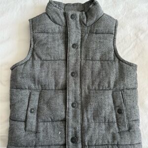Janie and Jack Charcoal Puffer Vest